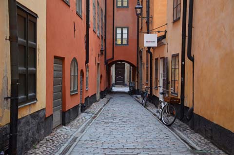Die Altstadt (Gamla Stan) in Stockholm Die Altstadt (Gamla Stan) in Stockholm